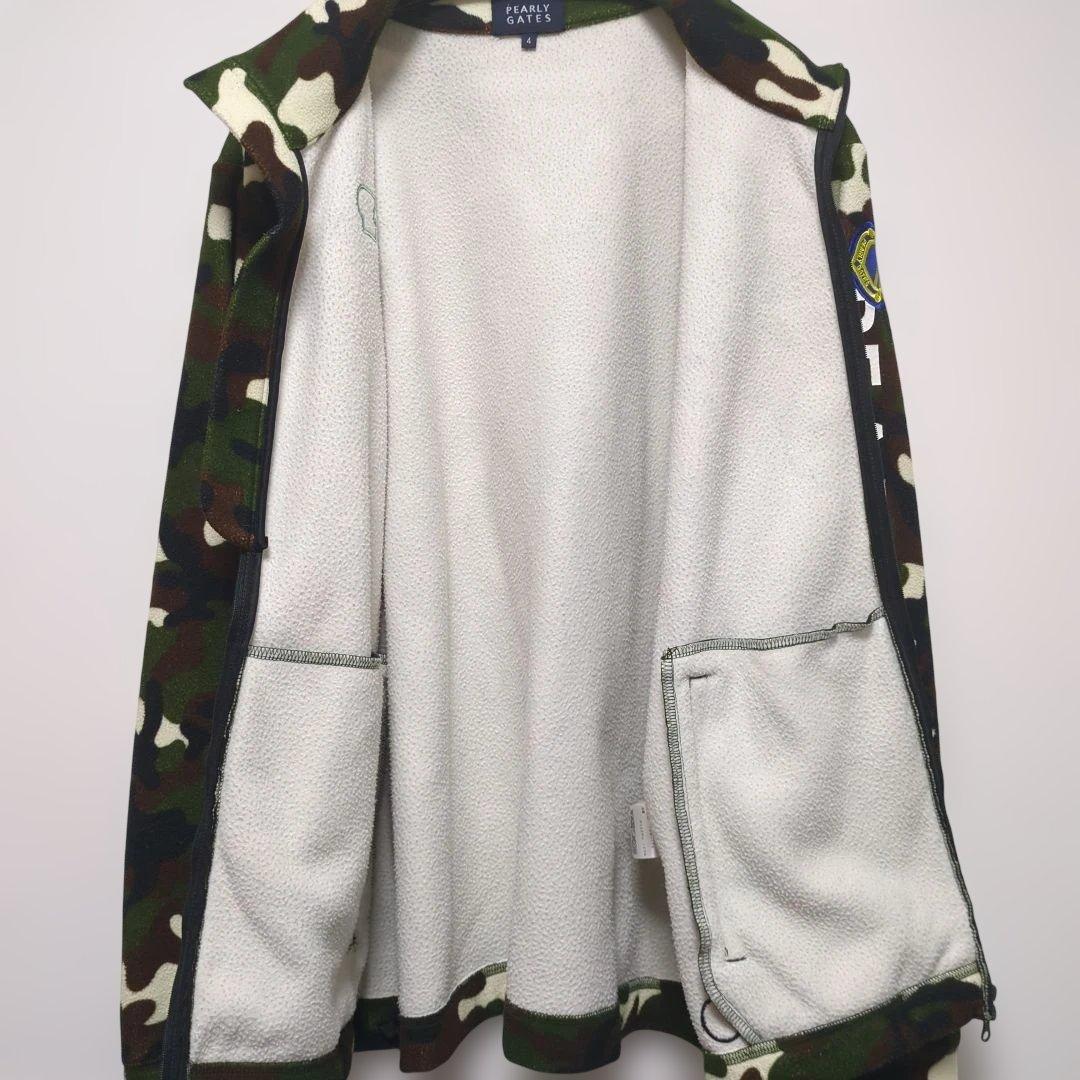 PEARLY GATES パーリーゲイツ カモフラ 迷彩柄 ジャケット フリース