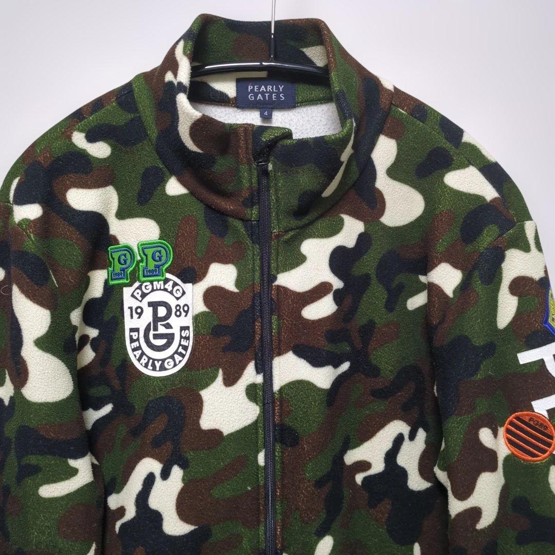 PEARLY GATES パーリーゲイツ カモフラ 迷彩柄 ジャケット フリース
