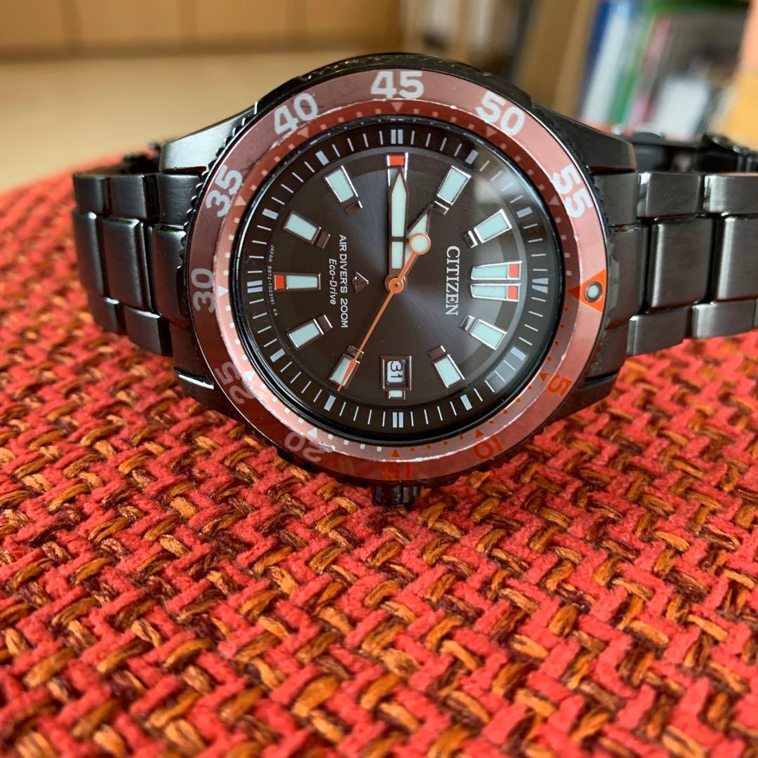 CITIZEN プロマスターソーラー ダイバーズウォッチ希少レッド