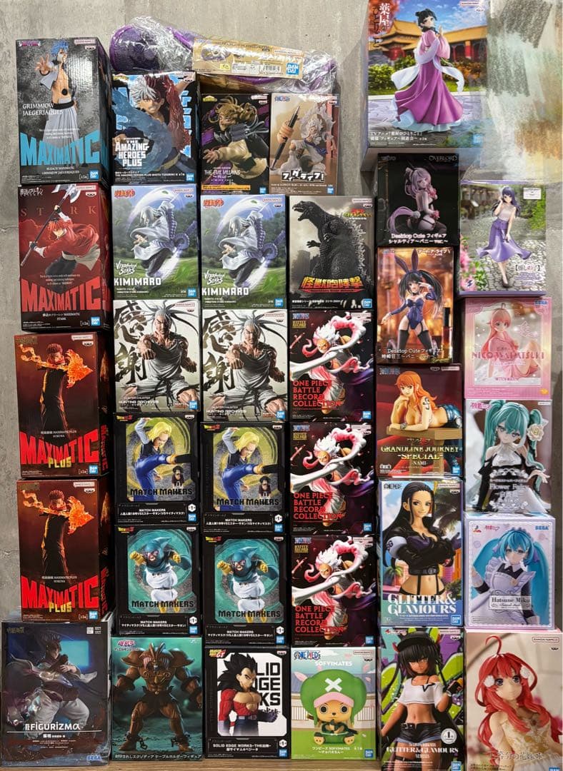 最新プライズフィギュアまとめ売り35点セット　ワンピース、ドラゴンボール、美少女