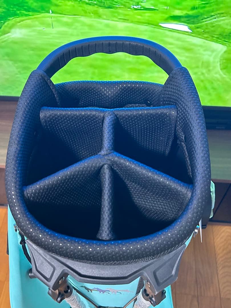 スコットランド TDN スタンド式キャディバッグ ティファニーカラー