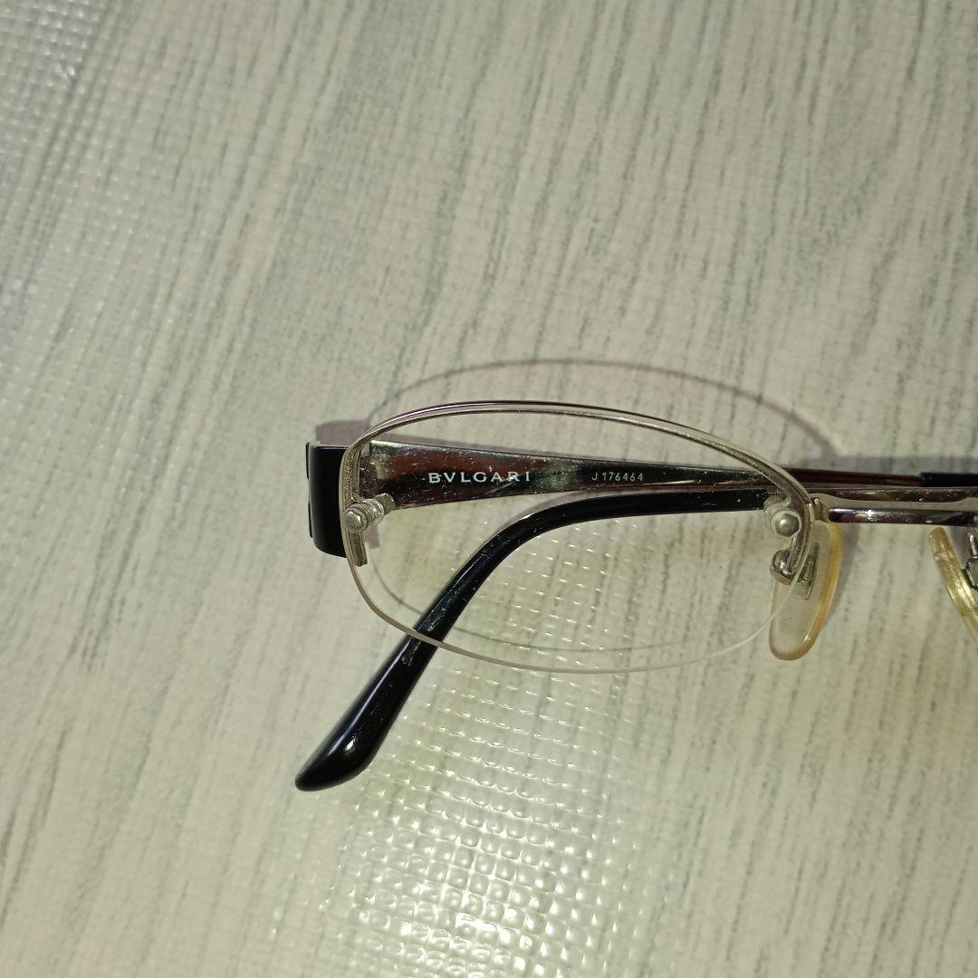 BVLGARIメガネ　度ありレンズ交換前提　 付属品無し　ヴィンテージ　現状販売