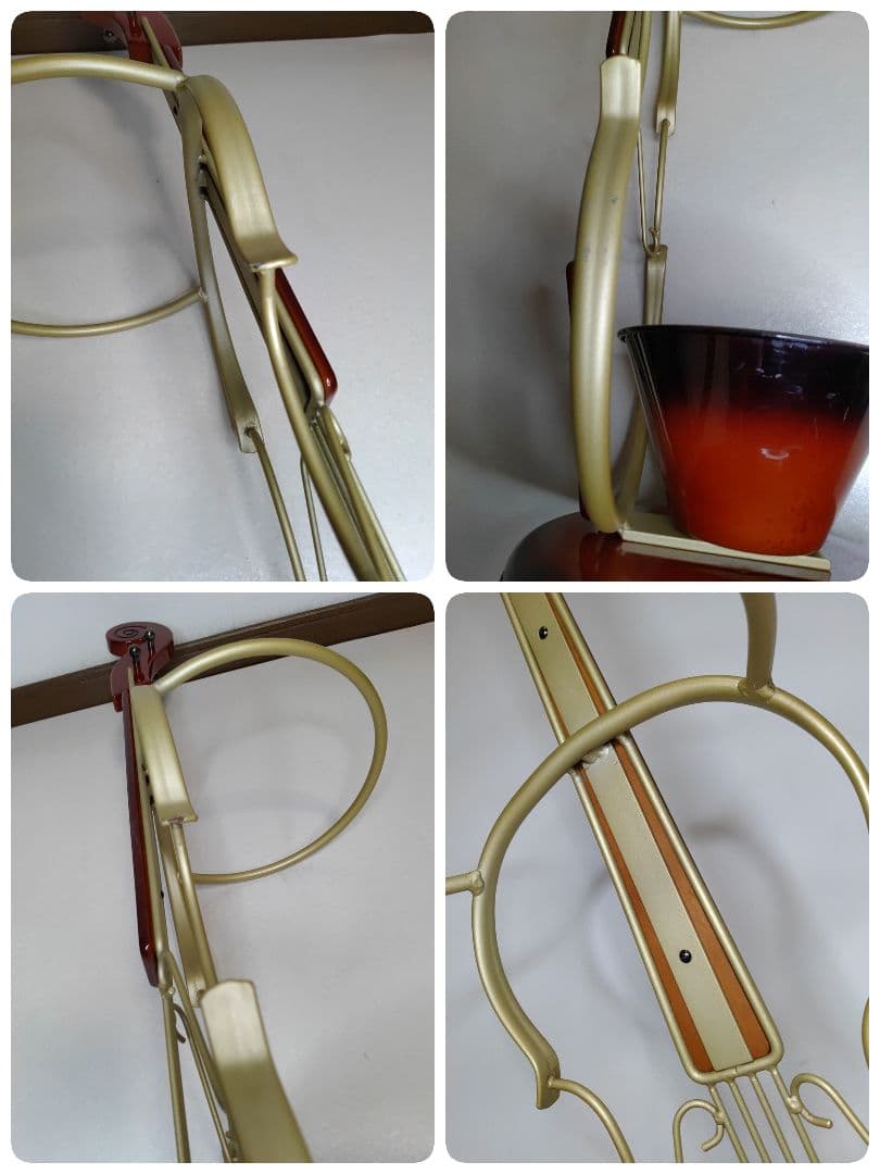 傘立て バイオリン ヴァイオリン レインラック 玄関収納 水受け 楽器調家具