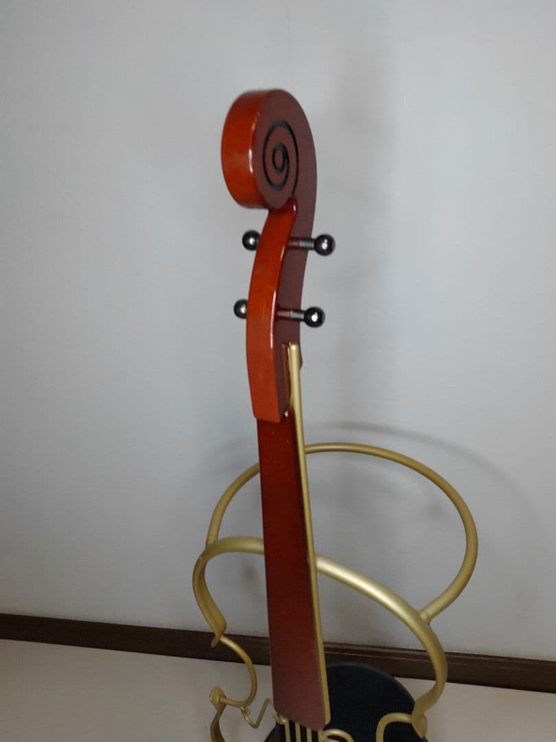 傘立て バイオリン ヴァイオリン レインラック 玄関収納 水受け 楽器調家具