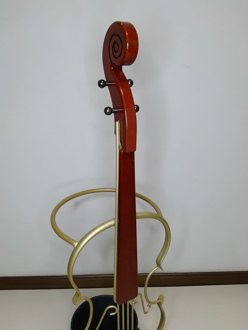 傘立て バイオリン ヴァイオリン レインラック 玄関収納 水受け 楽器調家具
