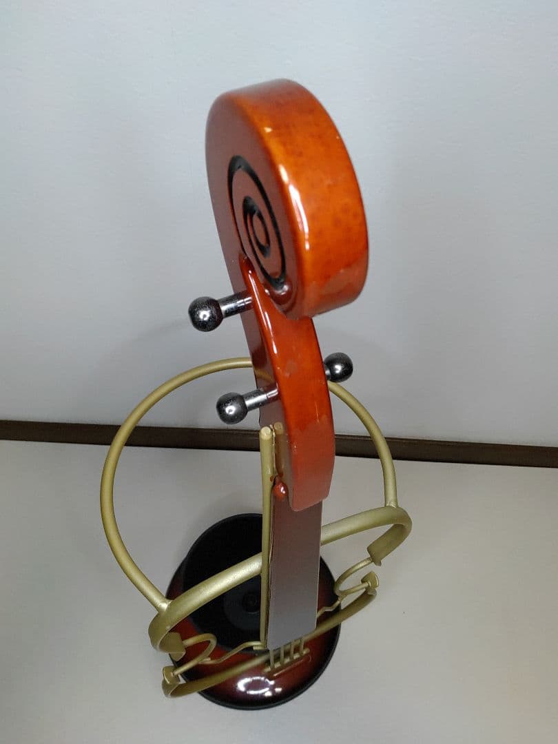 傘立て バイオリン ヴァイオリン レインラック 玄関収納 水受け 楽器調家具