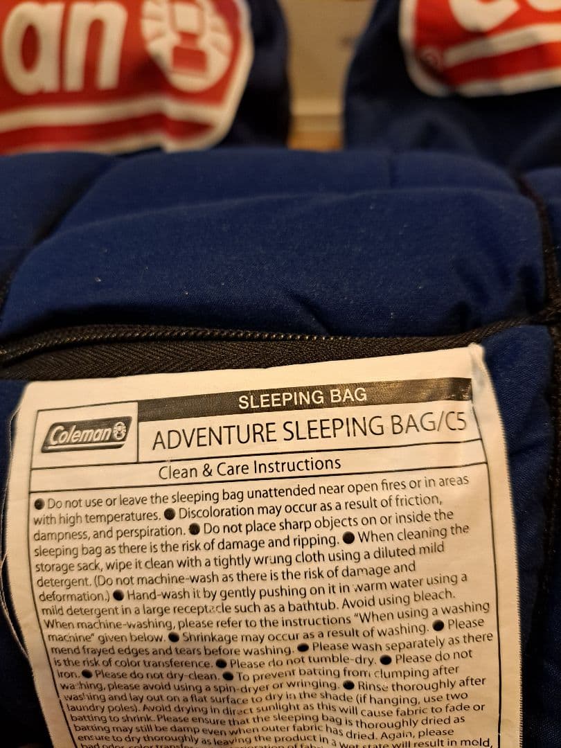 Coleman 寝袋 アドベンチャースリーピングバッグ C5 3個セット