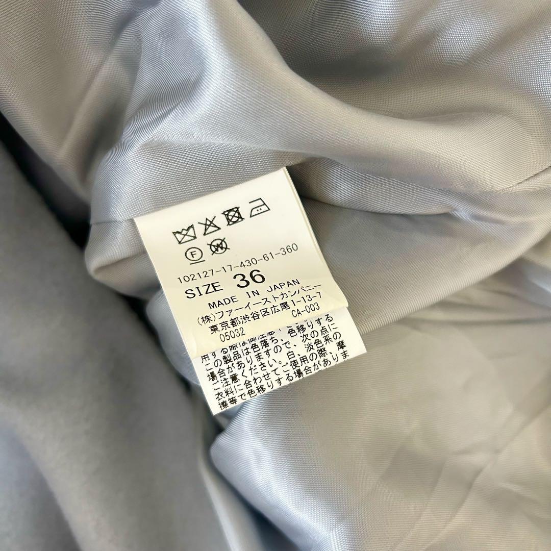 21AW♡ANAYI アナイ ラムウールケープコート 36 ショートコート