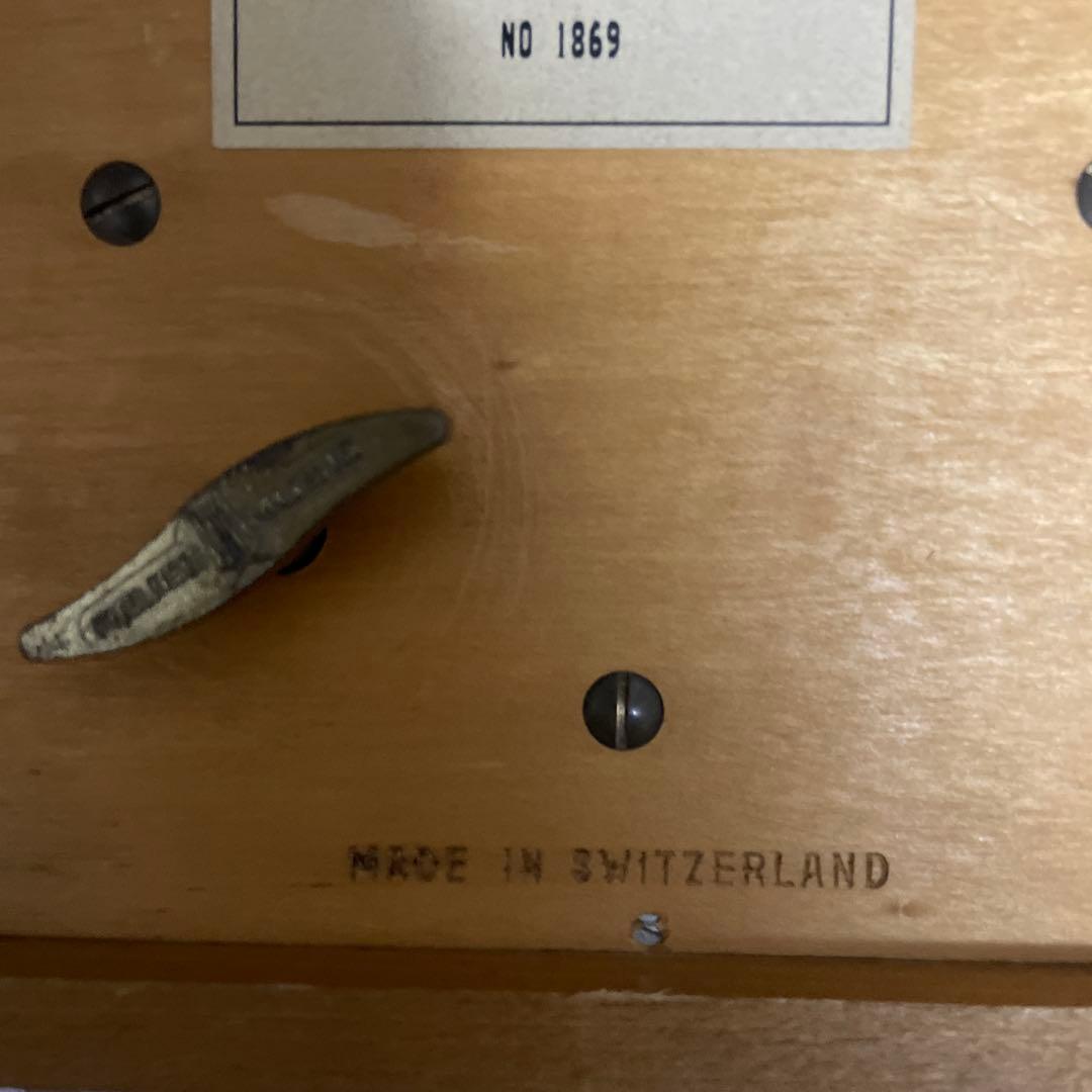 希少限定品 リュージュ社製 オルゴール 36弁 ます（Die Forelle