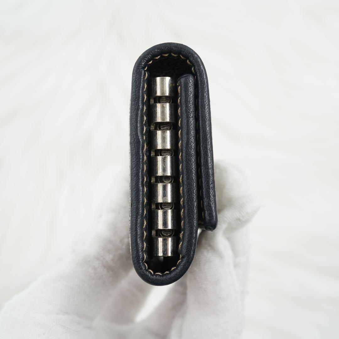 未使用級　箱付き　GUCCI グッチ　キーケース　GGスプリーム　PVC高級生地