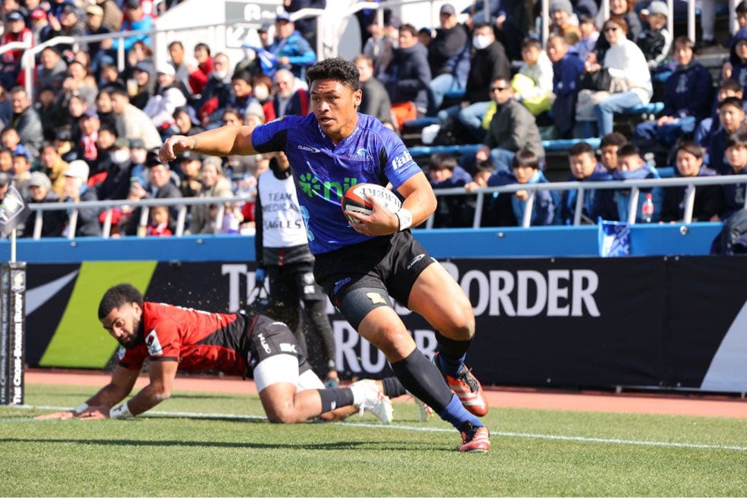 2024クロスボーダーラグビー BLUES 実使用 選手サイン入りジャージ