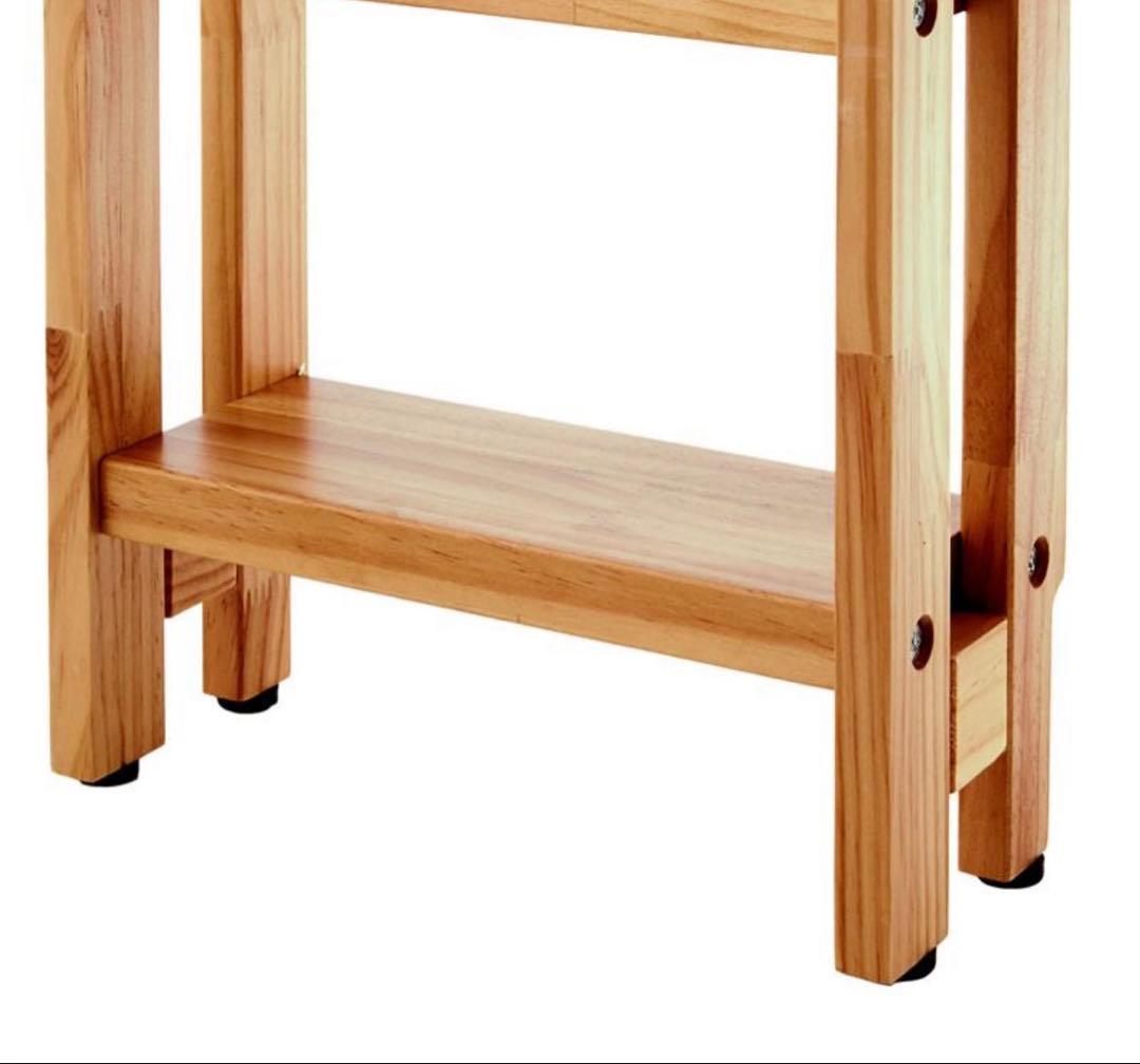 突っ張らない薄型本棚 幅30cm 奥行12.5cm ナチュラルカラー