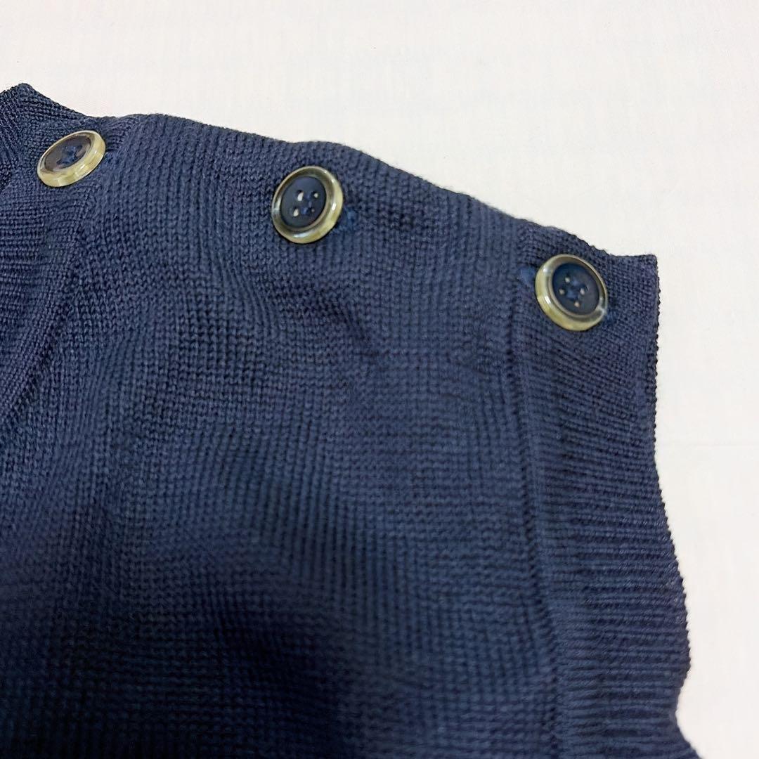 【新品タグ付き】MUNSINGWEAR ベスト 90年代 ネイビー M