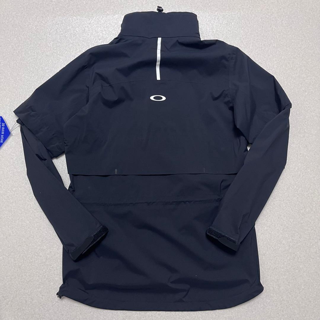 【新品タグ付】オークリー 高機能レインジャケット Dermizax 黒 L