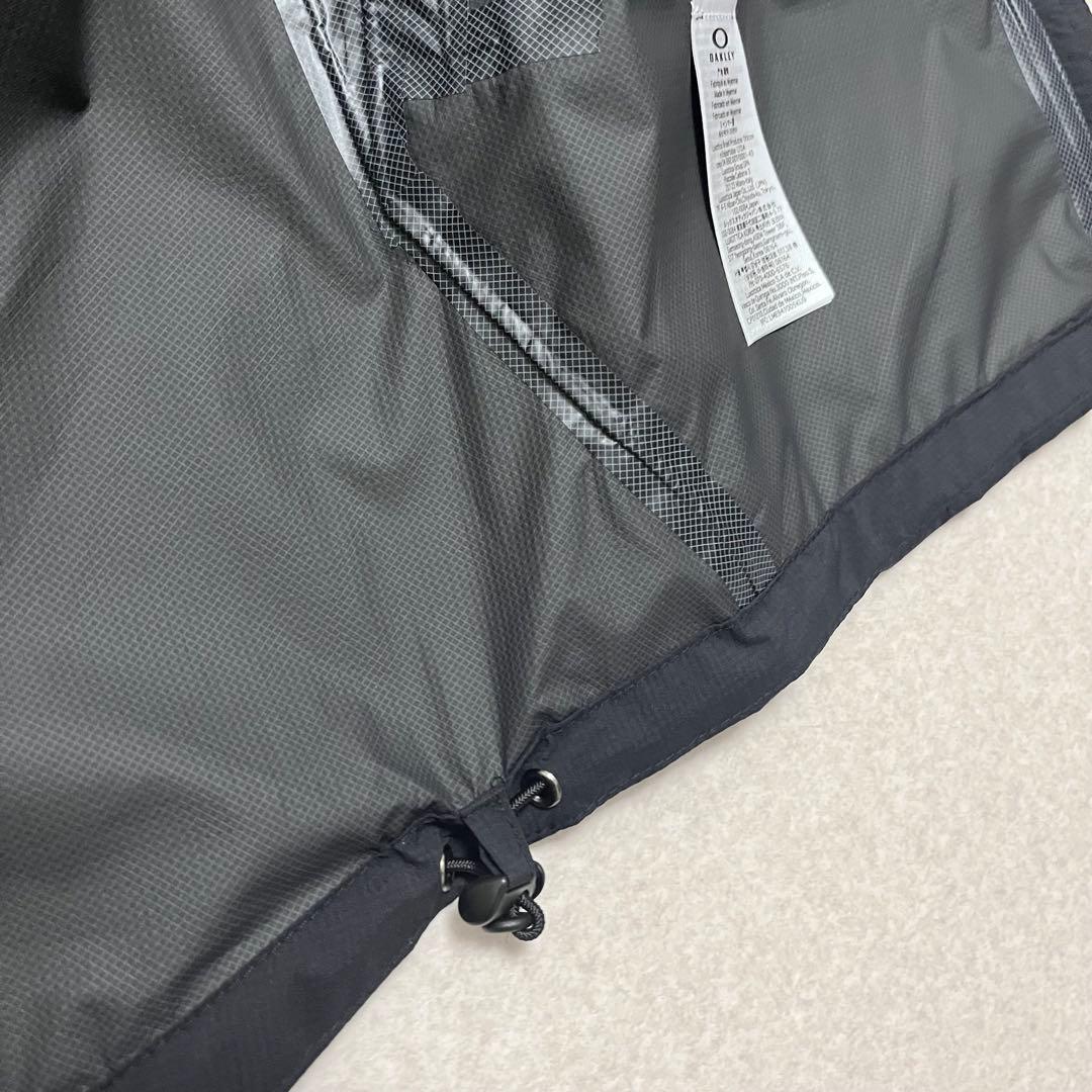 【新品タグ付】オークリー 高機能レインジャケット Dermizax 黒 L