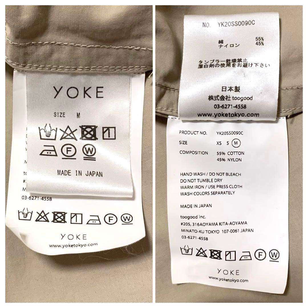 ✨良品✨YOKE DETACHABLE DUSTER COAT BEIGE M