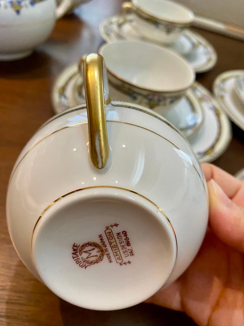 オールドノリタケ　AMISTON ティーセット