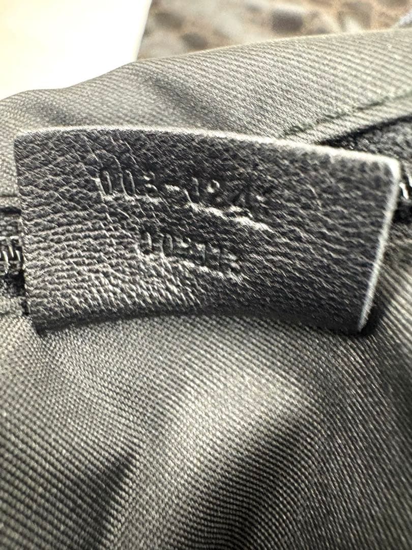 【美品】GUCCI グッチ　リュック　バックパック　GGロゴ　キャンバス　レザー