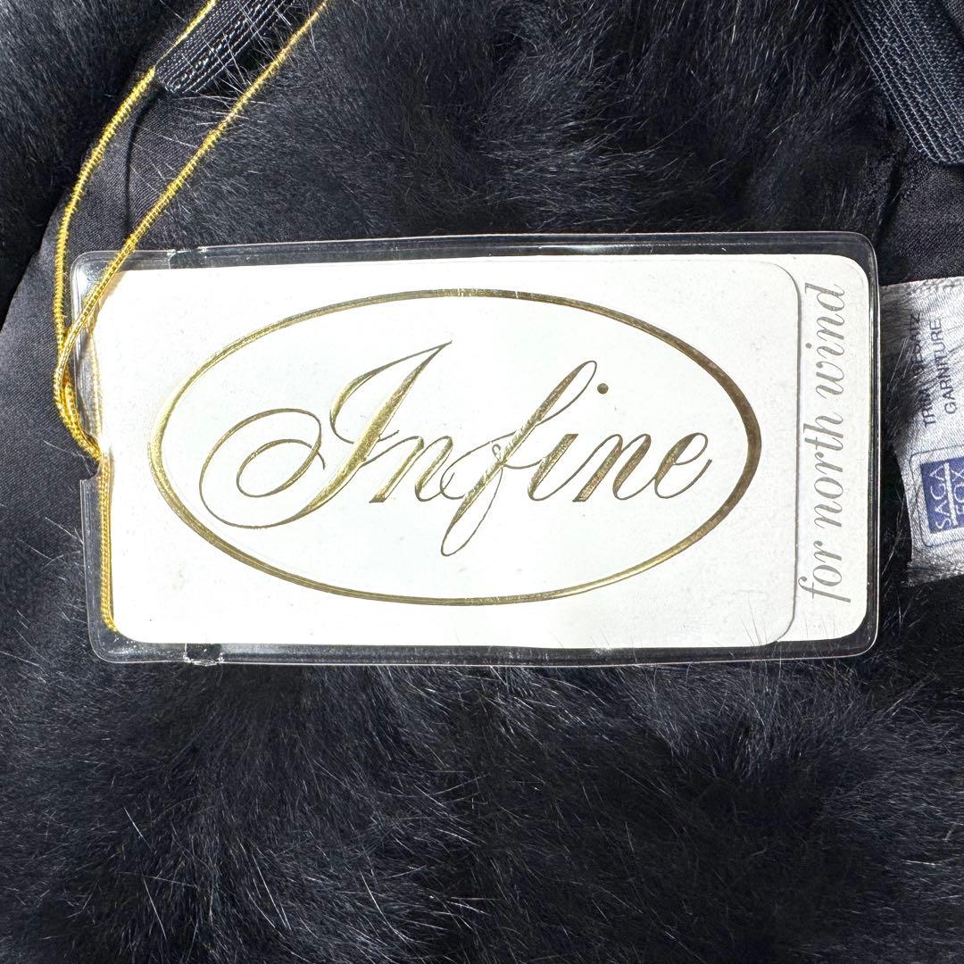 【麗影】SAGA FOX サガフォックス リアルファーショール 高級 ブラック