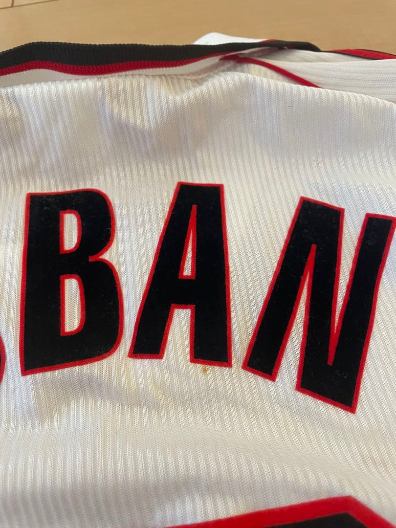 アディダスacミラン98 99アウェイサッカーユニフォームボバン - メルカリ