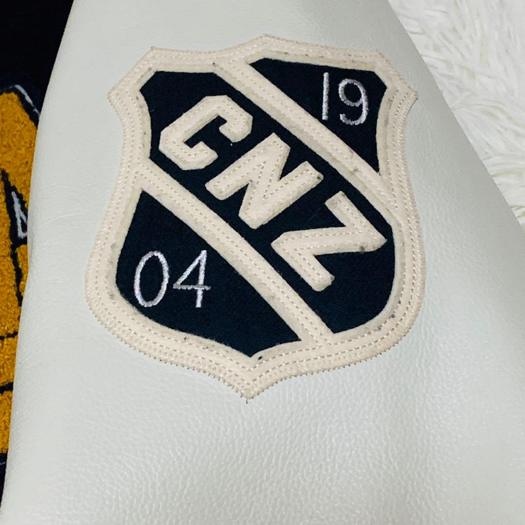 カンタベリー スタジャン レザー袖 牛革 スタジアム L ヴィンテージ