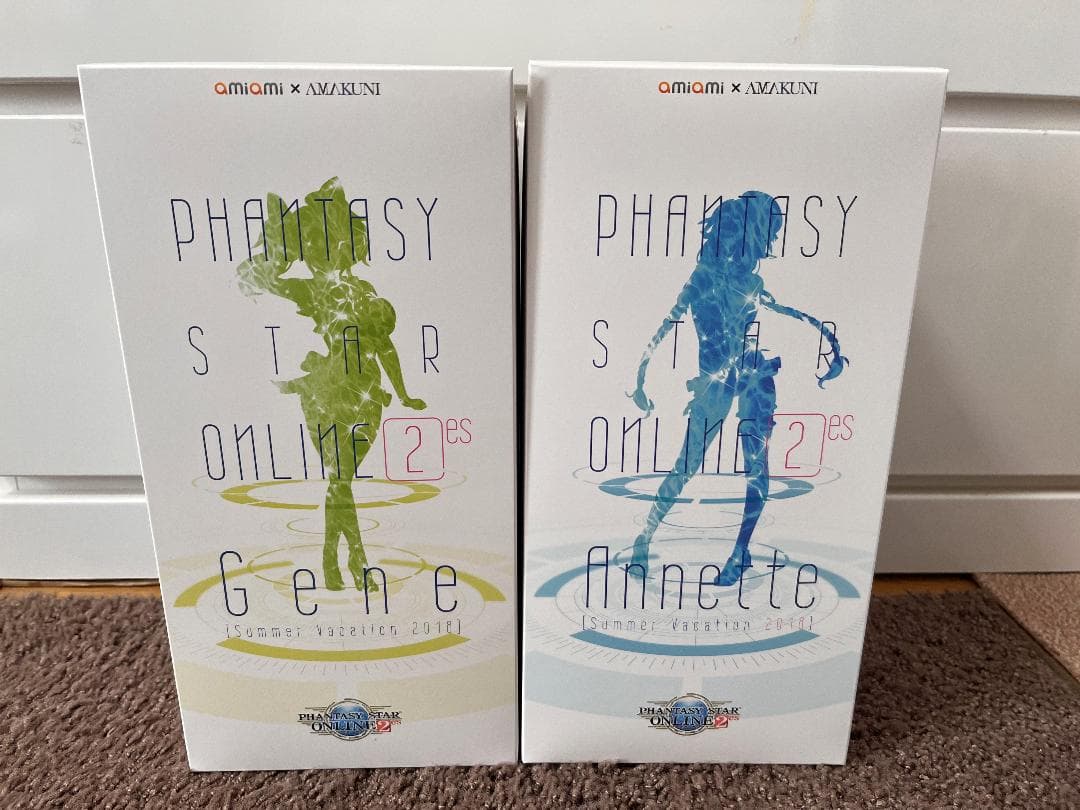 AMAKUNI PSO2 涼風のジェネ 蒼海のアネット フィギュア 2体セット