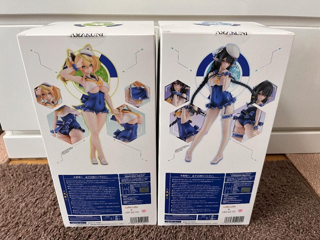 AMAKUNI PSO2 涼風のジェネ 蒼海のアネット フィギュア 2体セット