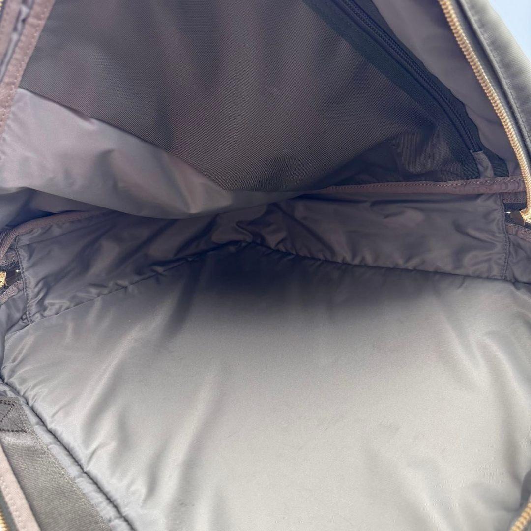 極美品✨ポーターガール　シア　バックパック　2WAY　2層　スクエア 　オリーブ