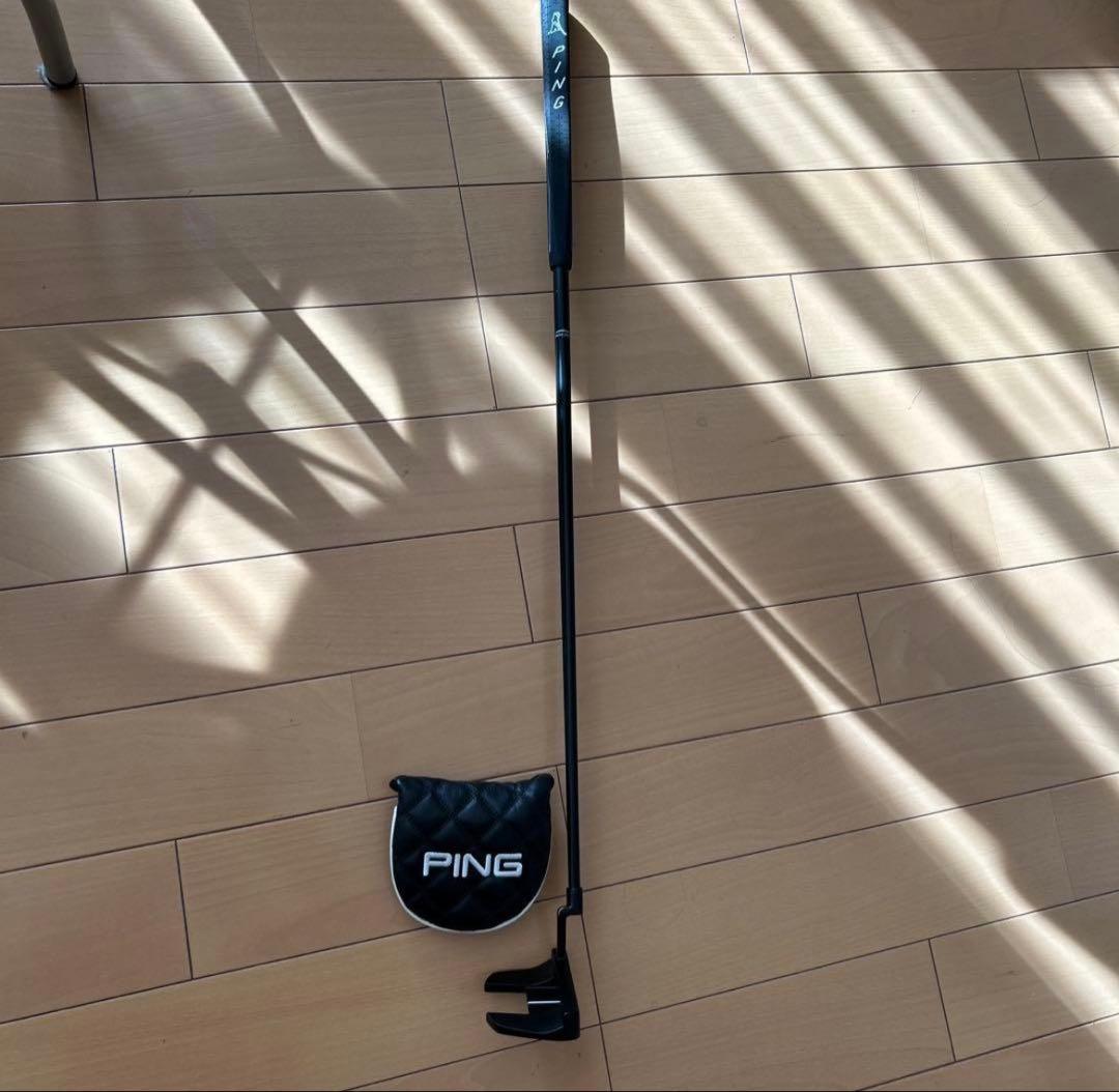 【新品未使用】#パター #ピン タインH ★ツノ型 クランク 削り出し