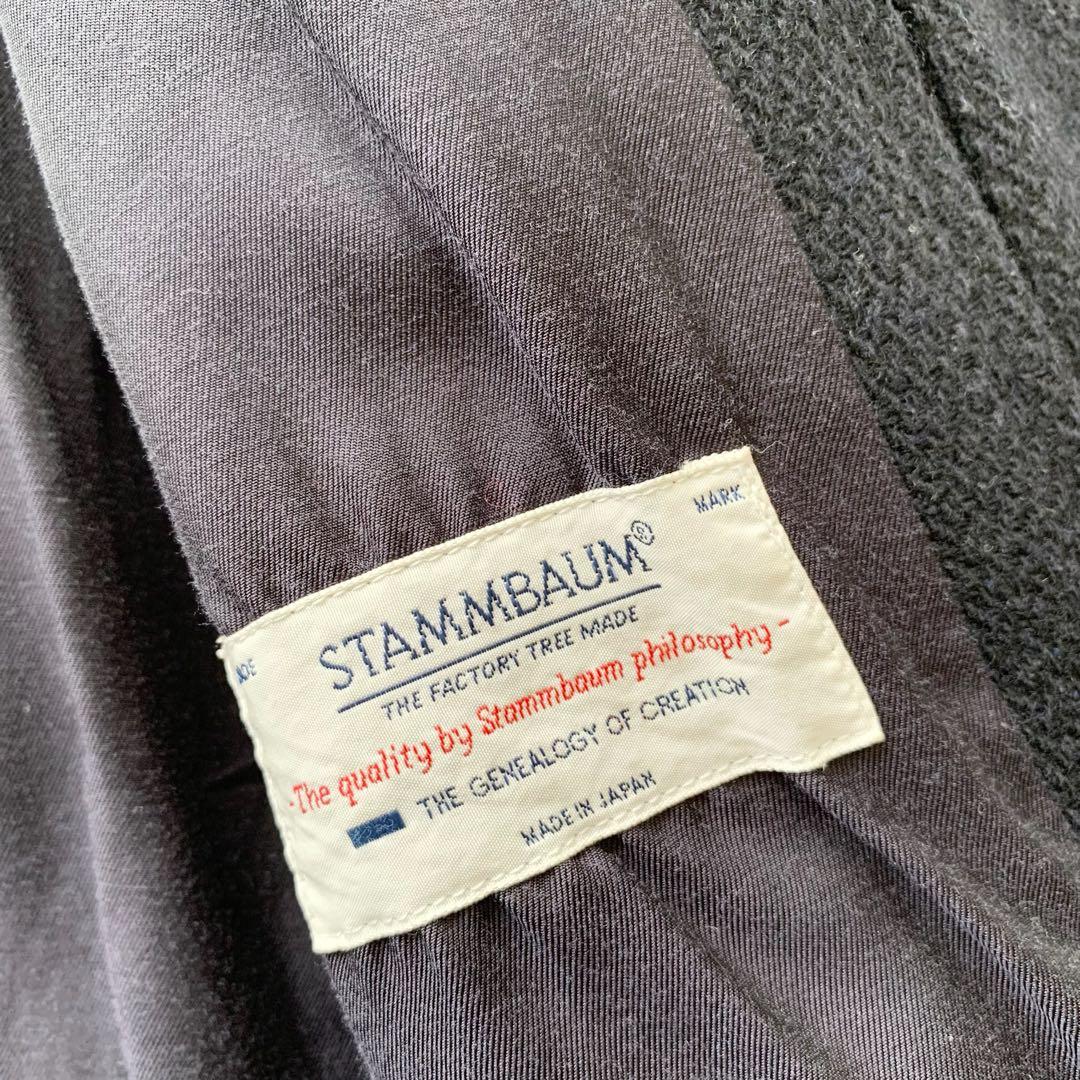 【ドゥーズィエムクラス】ジャケット スタジャン ブルゾン 切替 レザー　紺 白