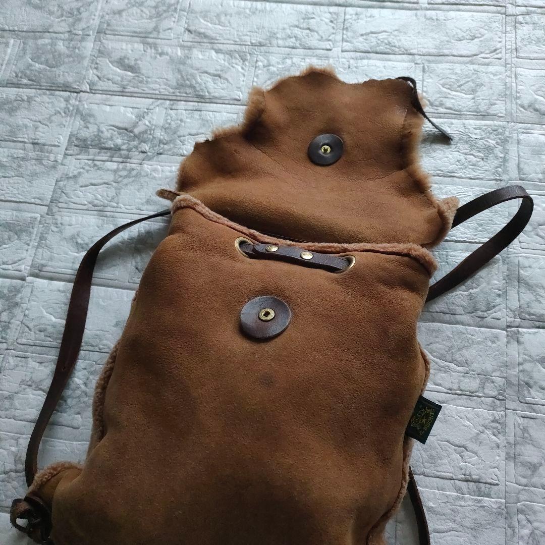 【さぼさぼ】IL BISONTE　イル ビゾンテ　リアルムートン　リュック