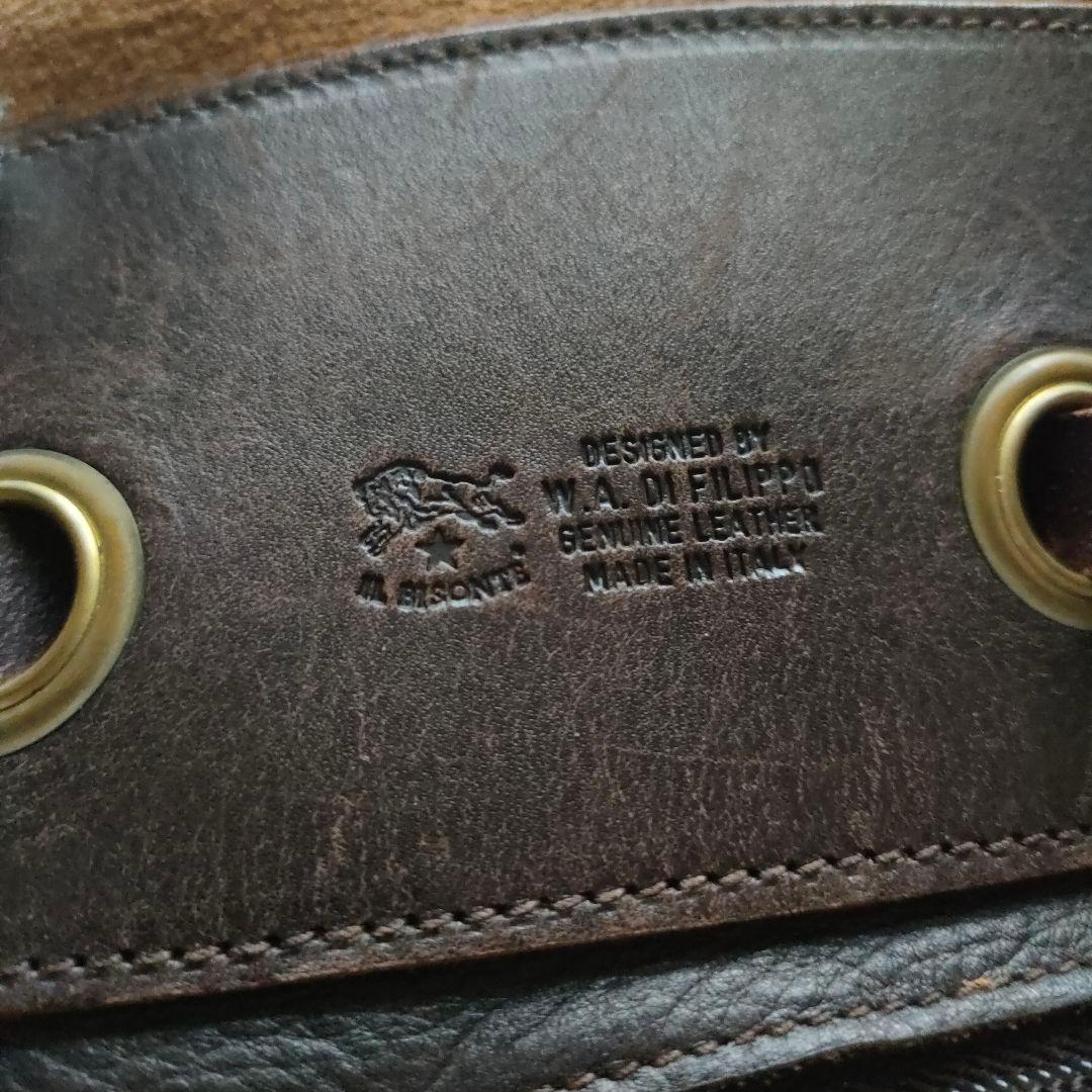 【さぼさぼ】IL BISONTE　イル ビゾンテ　リアルムートン　リュック