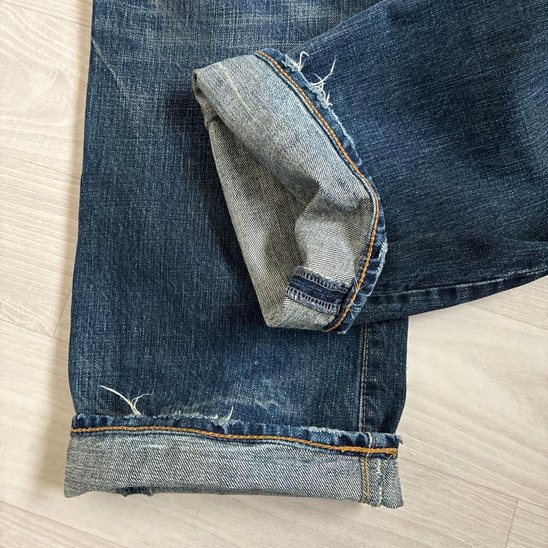Prps／デニム／ジーンズ／ダメージ加工／紫製品／日本製／2601112