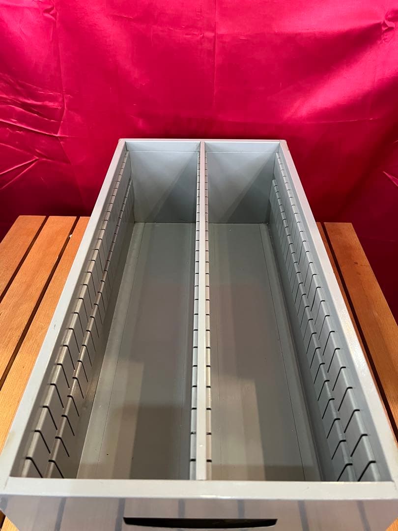 【アンティーク】スチール書類ケース インダストリアル 昭和レトロ 道具入れ