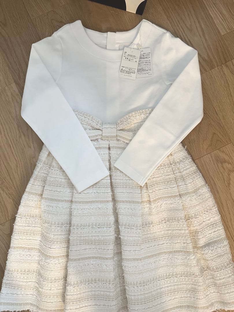 新品　ケイトスペード 入学式　ワンピース　ツイード