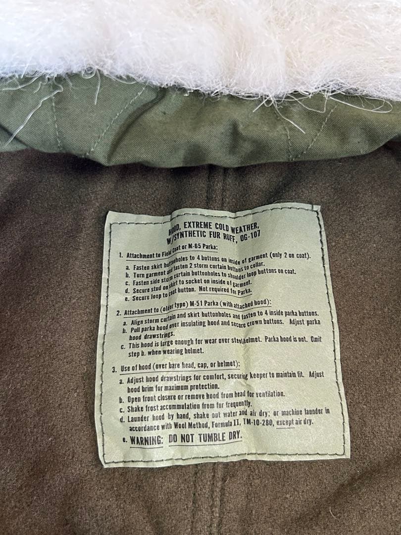 M-65 フィッシュテールパーカー フルセット（モッズコート）