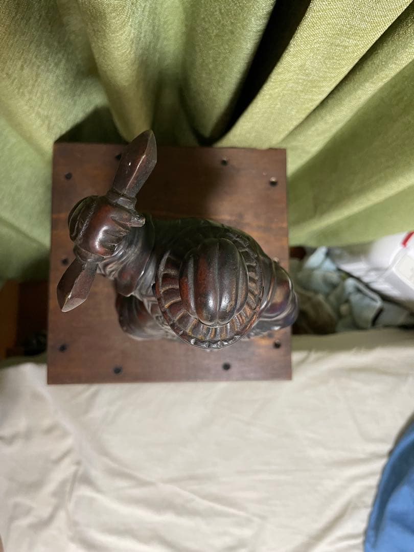 毘沙門天立像 金属製