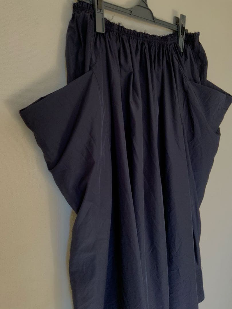 《美品》コムデギャルソン コムコム ポリエステル　フレアスカート