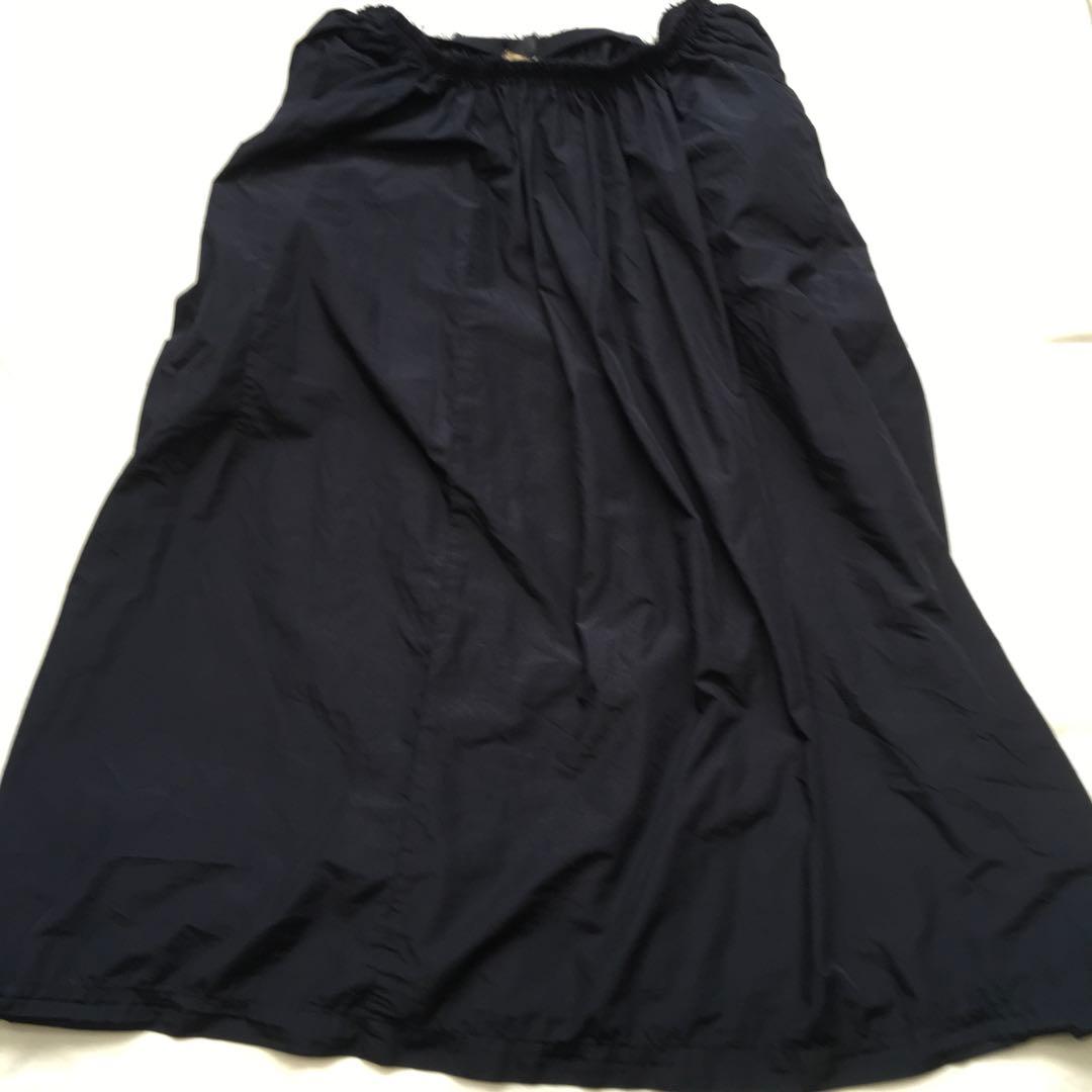 《美品》コムデギャルソン コムコム ポリエステル　フレアスカート