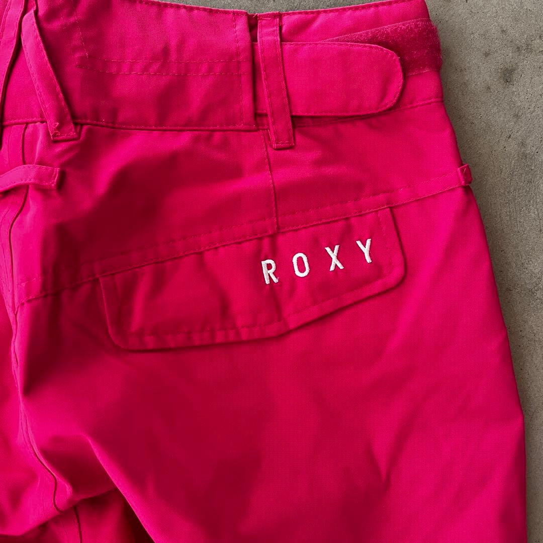 【ROXY】ロキシー★スノーボード　ウェア　S　上下　総柄　ピンク　スキー