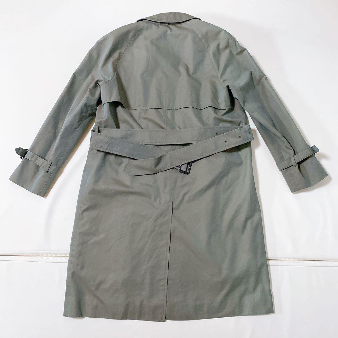 f*a様 極美品　アクアスキュータム　ステンカラーコート　ベージュ　チェック ラ