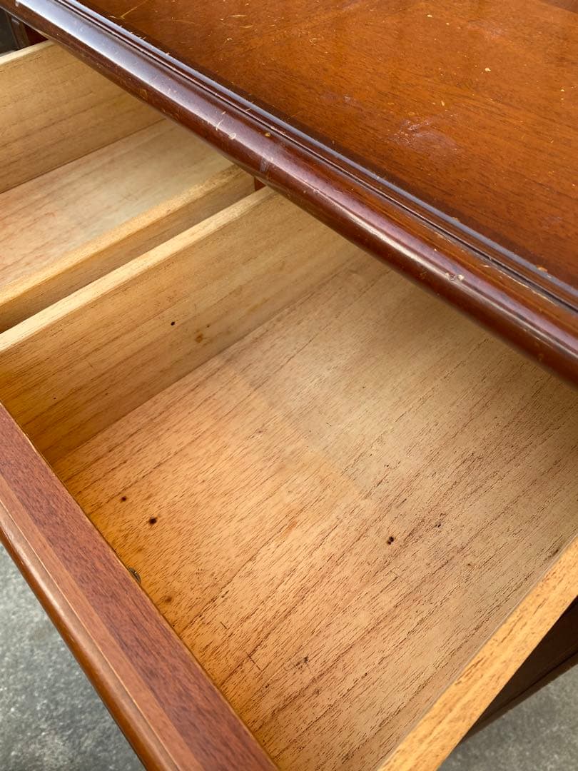 木製チェスト　サイドチェスト　引き出し　キャビネット　英国風