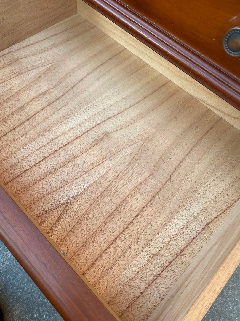 木製チェスト　サイドチェスト　引き出し　キャビネット　英国風