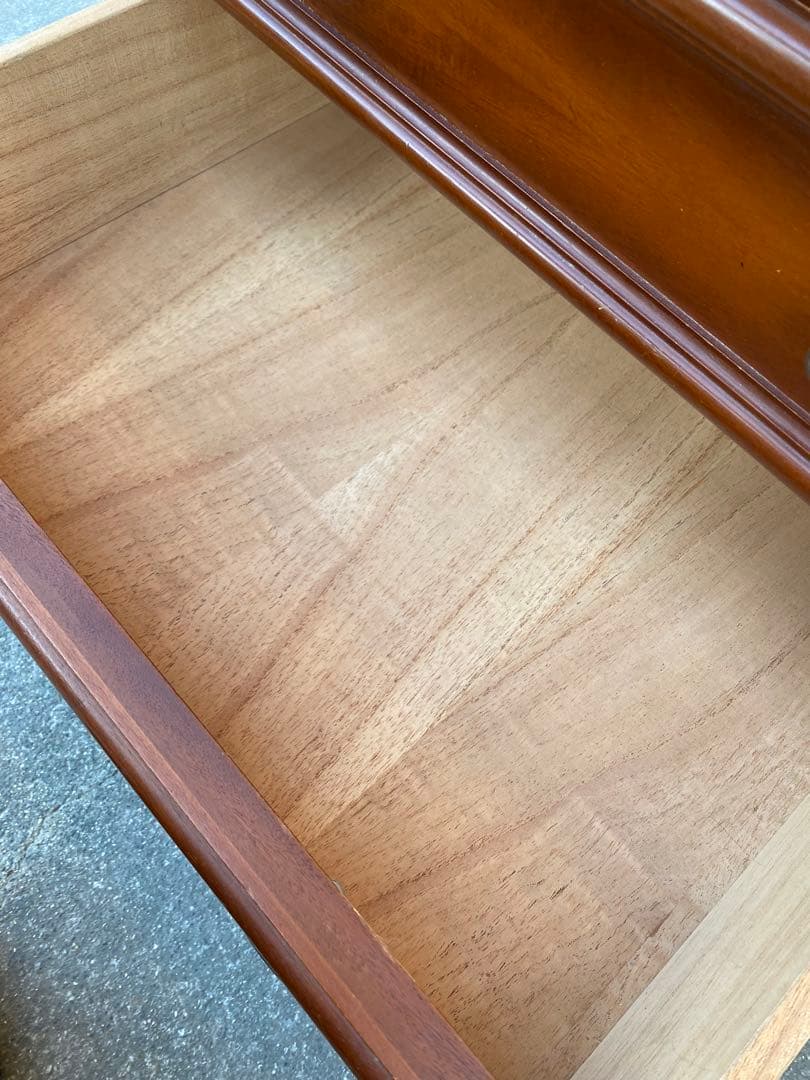 木製チェスト　サイドチェスト　引き出し　キャビネット　英国風