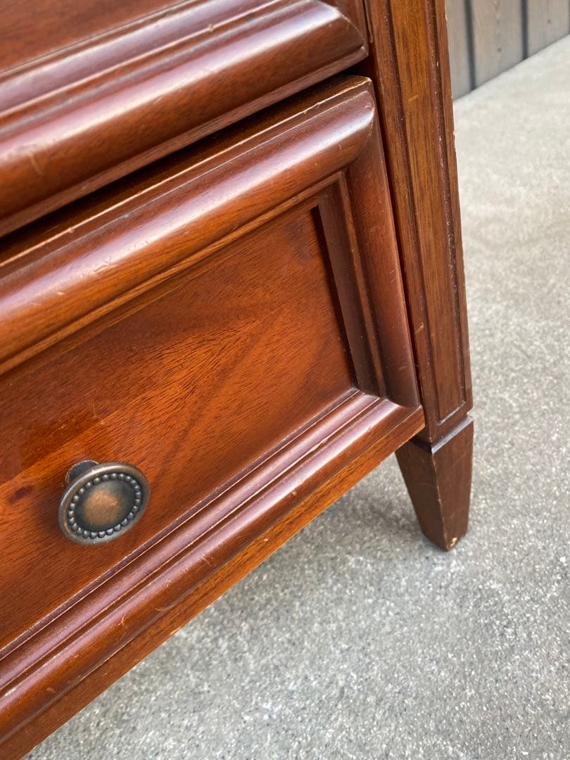 木製チェスト　サイドチェスト　引き出し　キャビネット　英国風