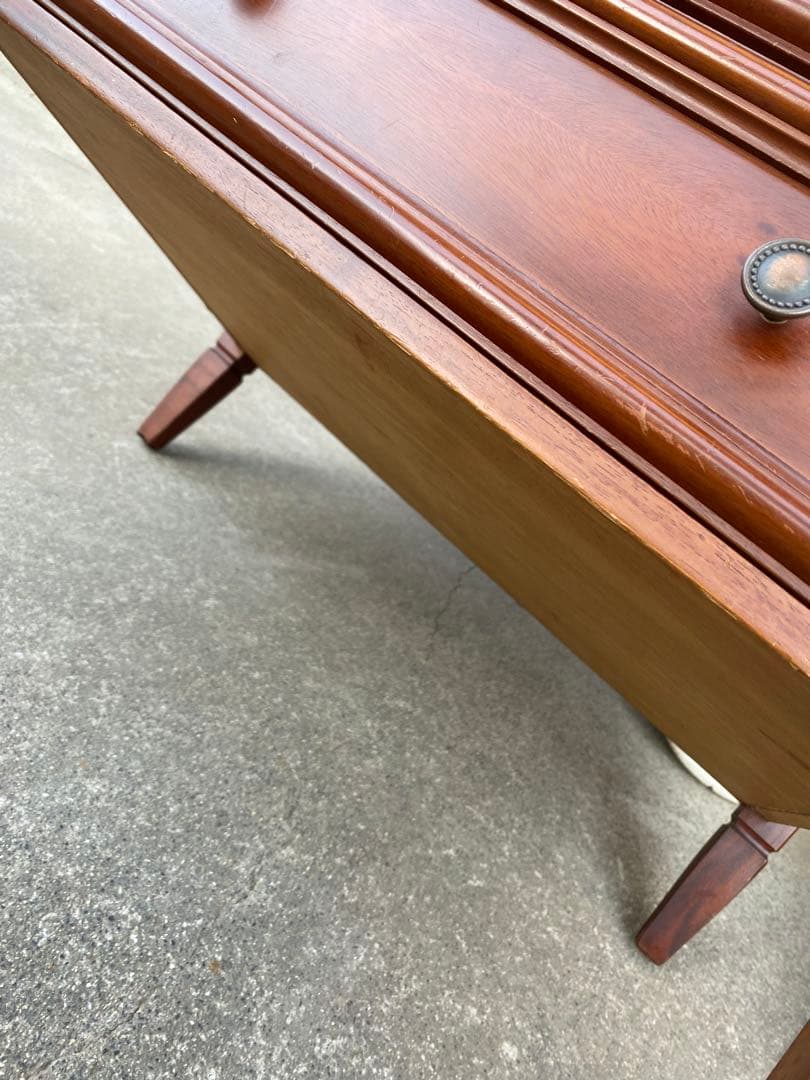 木製チェスト　サイドチェスト　引き出し　キャビネット　英国風