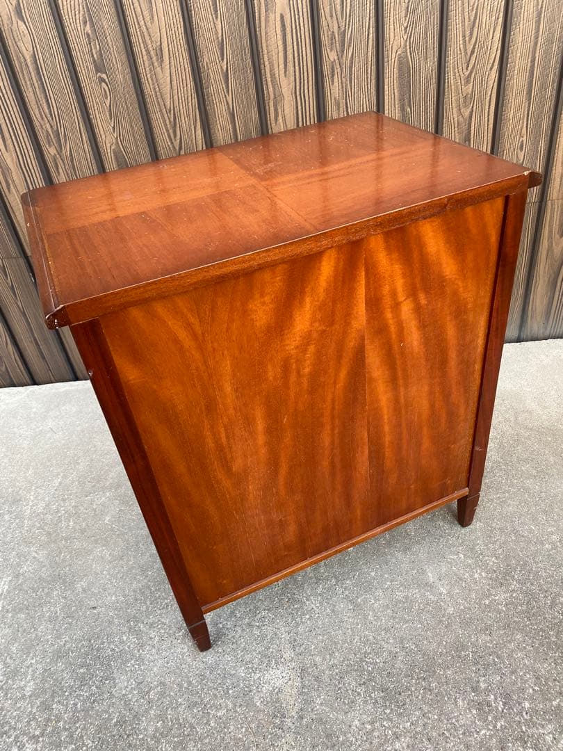 木製チェスト　サイドチェスト　引き出し　キャビネット　英国風