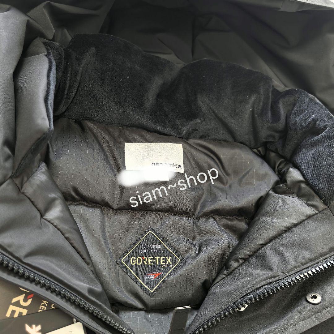 nanamica ナナミカ GORE-TEX ロングダウンコート BLACK L