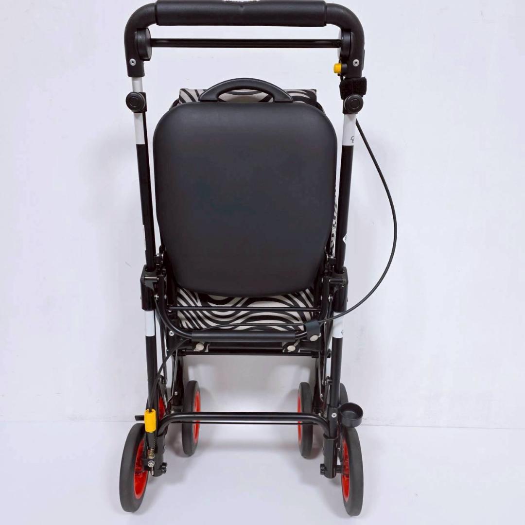 【未使用級】Withone ウィズワン サンカント ゼブラ 座面付 シルバーカー