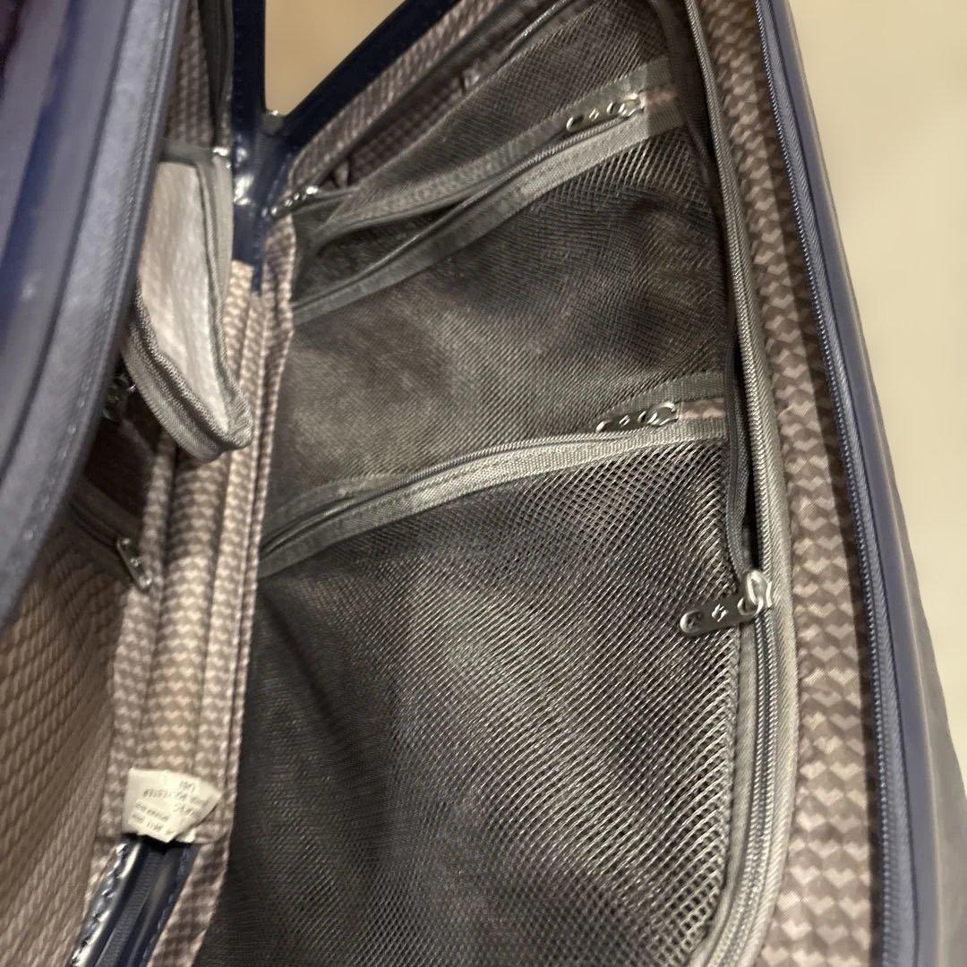 Samsonite ネイビー キャリーケース　ポリゴン　スピナー55